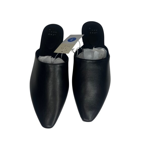 A New Day Vienna Flats Shoes Womens Size 7 Black New With Box Memory Foam - Picture 2 of 10